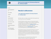 Tablet Screenshot of gastroenterologie-frechen.de